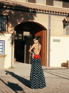 Long Polka Dot Dress