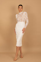 Vestido Cabo Midi - Blanco