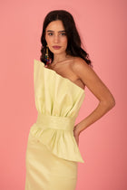 Vestido Felipa Largo - lima