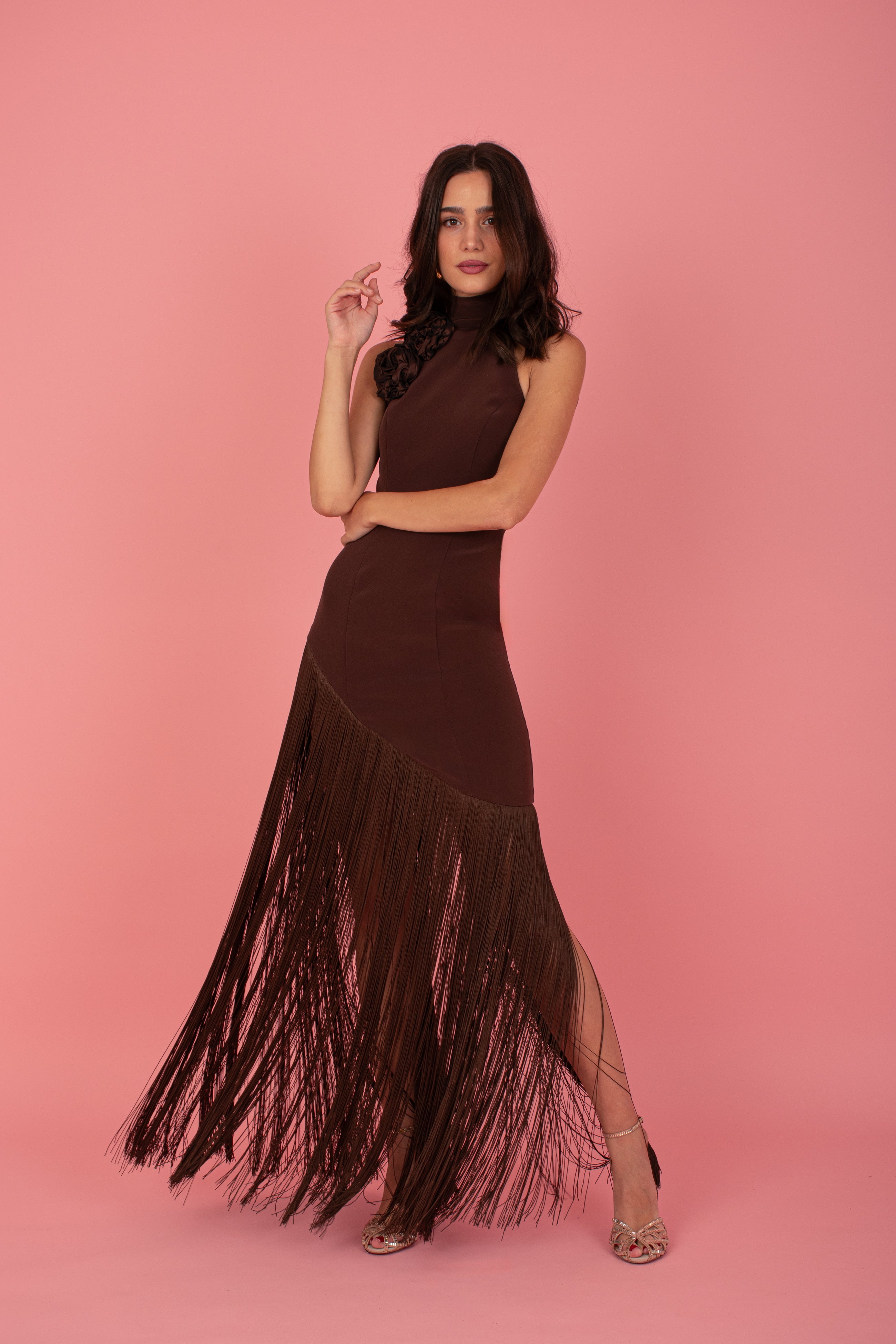 Petra Fringed Dress