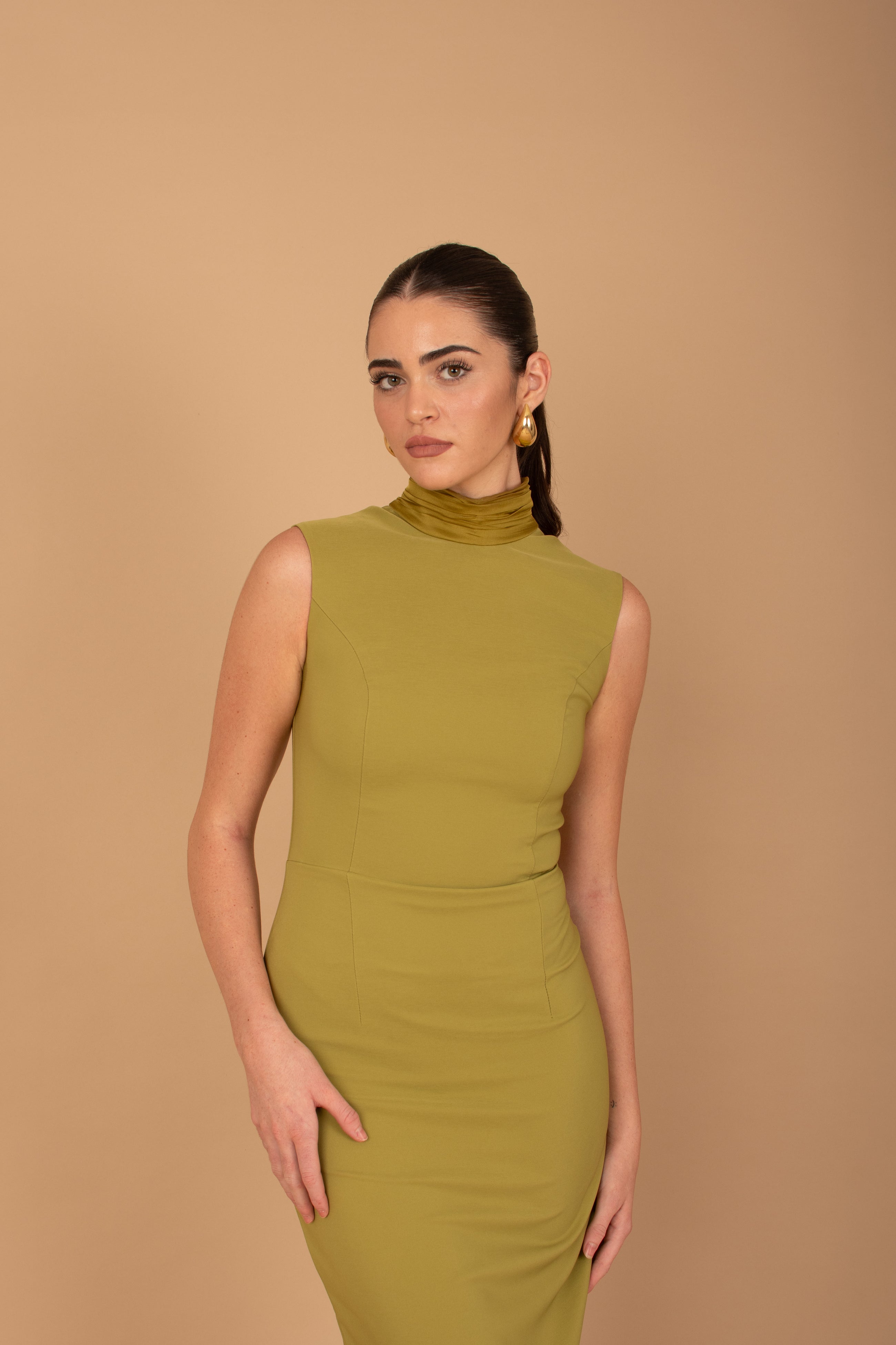 Vestido Octavia Midi - Oliva