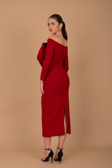 Vestido Fiona Midi - Granate