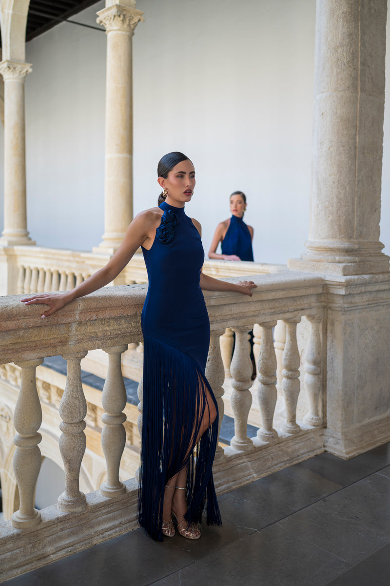 Vestido Petra Mini - Azul Marino