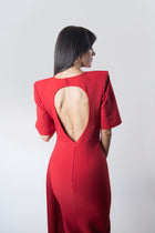 Vestido Celia Midi - Rojo