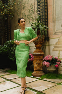 Falda Moona Midi - Verde