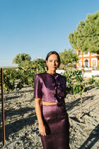 Conjunto Jacinta - Berenjena