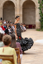 Vestido Flamenca Flor Rojo